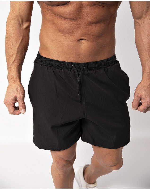 Short Tactel CalÃ§a Tactel Com Ziper No Bolso Shorts De Tactel Com